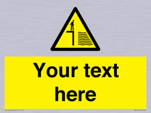 Custom Deep Water Sign